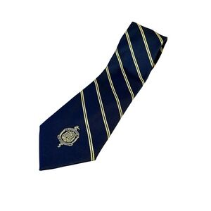 Medical‎ Club Philadelphia Tie Blue Yellow Striped Mens Designs By Anthony USA